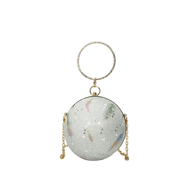 Sequin Bag Women's Bag 2025 New European and American Fashion Niche Design Shoulder Bag Ins Retro Crossbody Ball Bag