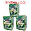 Anime Demon Slayer Tanjiro Kamado And Nezuko Blind Box PVC Figure Creative Cartoon Model Statue Christmas Birthday Surprise Gift