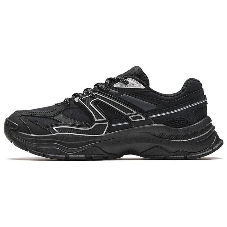 

Anta Scorching OG 1 Cushioning, Wear Resistant Low top Chunky Sneakers Women s Black Gray Silver 922348806-2 38