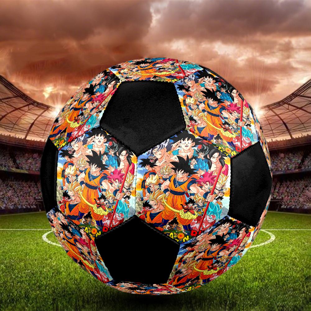 Dragon Ball Indoor Soccer Ball Colorful Machine Stitched PVC Size 5 Team Training Competition Ready Durable High-Bounce Cool Sports Gift