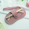 Portable Sunglasses Pouch Leather Neck-Hanging Eyeglass Case Anti-Pressure Protective Sleeve Fashionable Storage Bag for Eyewear