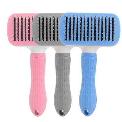 Spazzola per la rimozione dei peli del cane, spazzola per la toelettatura e la cura dei peli del cane, pettine per la cura dei peli lunghi, spazzola per la pulizia del bagno, accessori per cani