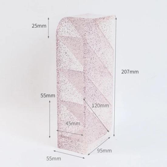 Barevný kreativní multifunkční 4 přihrádkový stolní organizér držák na pera úložný box na make-up školní kancelářské doplňky papírnictví