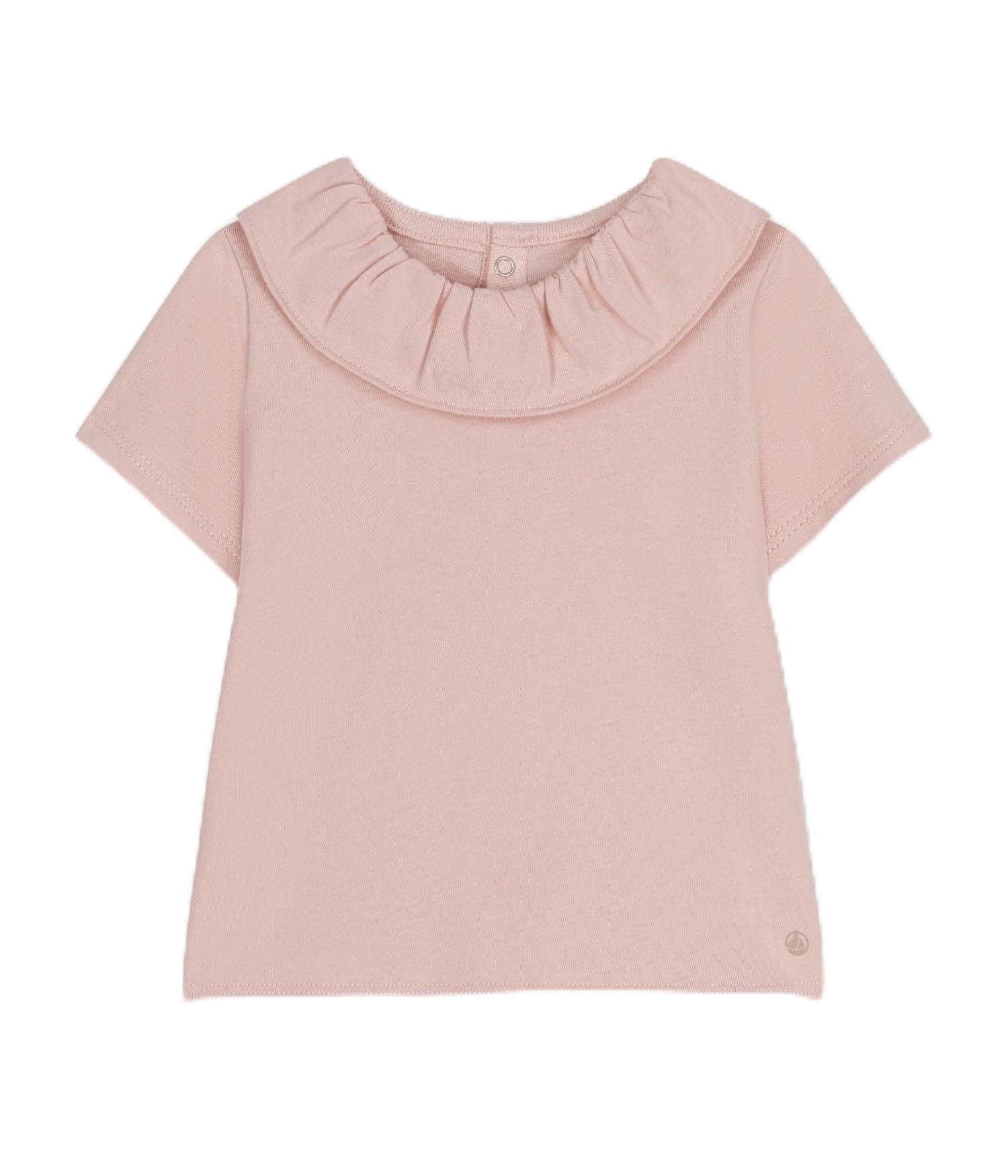 

Cotton short sleeve cut and sew A0A11 Light pink 18 months 81cm [Petit Bateau] світло-рожевий колір