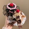 Latest Lolita Lace Cake Hair Clip Cute Children Hairpins Headdress Hair Accessories Kawaii Women Girls Hair Ornament