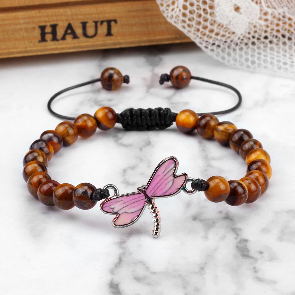 Light Pink Dragonfly Bracelets Dainty Alloys Adjustable Bangles Sweet Romantic Jewelry Gifts For Women Cute s Accessories