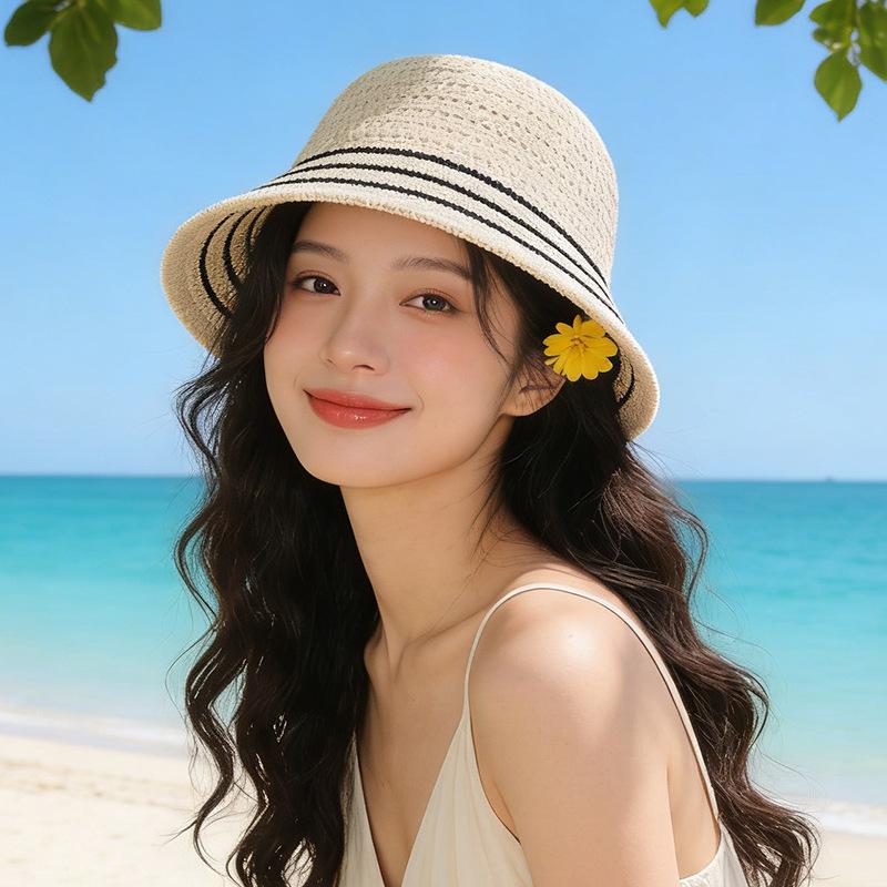 

Bucket hat summer fashion sunshade versatile Korean version casual sunscreen bucket hat M（56-58cm）