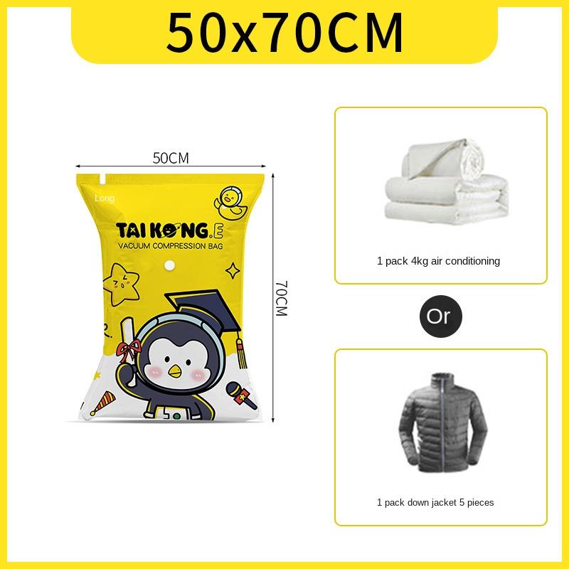 3224 Vakuum-Kompressionsbeutel Große Größe Steppdecke Bettwäsche Aufbewahrungsbeutel Steppdecke Kleidung Haushalt Luftabsaugender Kleider-Sortierbeutel