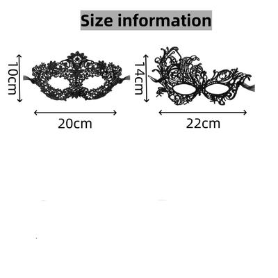 Halloween Masquerade Mask Black Lace Mask Embroidery Appliques Party Carnival Mask Woman Accessories Wedding Mask