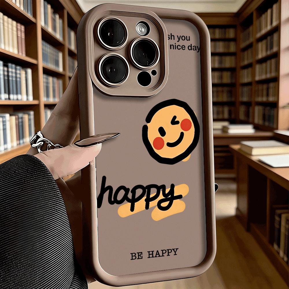 Happy Face Wallpaper Soft TPU Shockproof Case For Xiaomi Redmi Note 15 14 13 12 11 Pro Anti-Fall Protective Back Cover