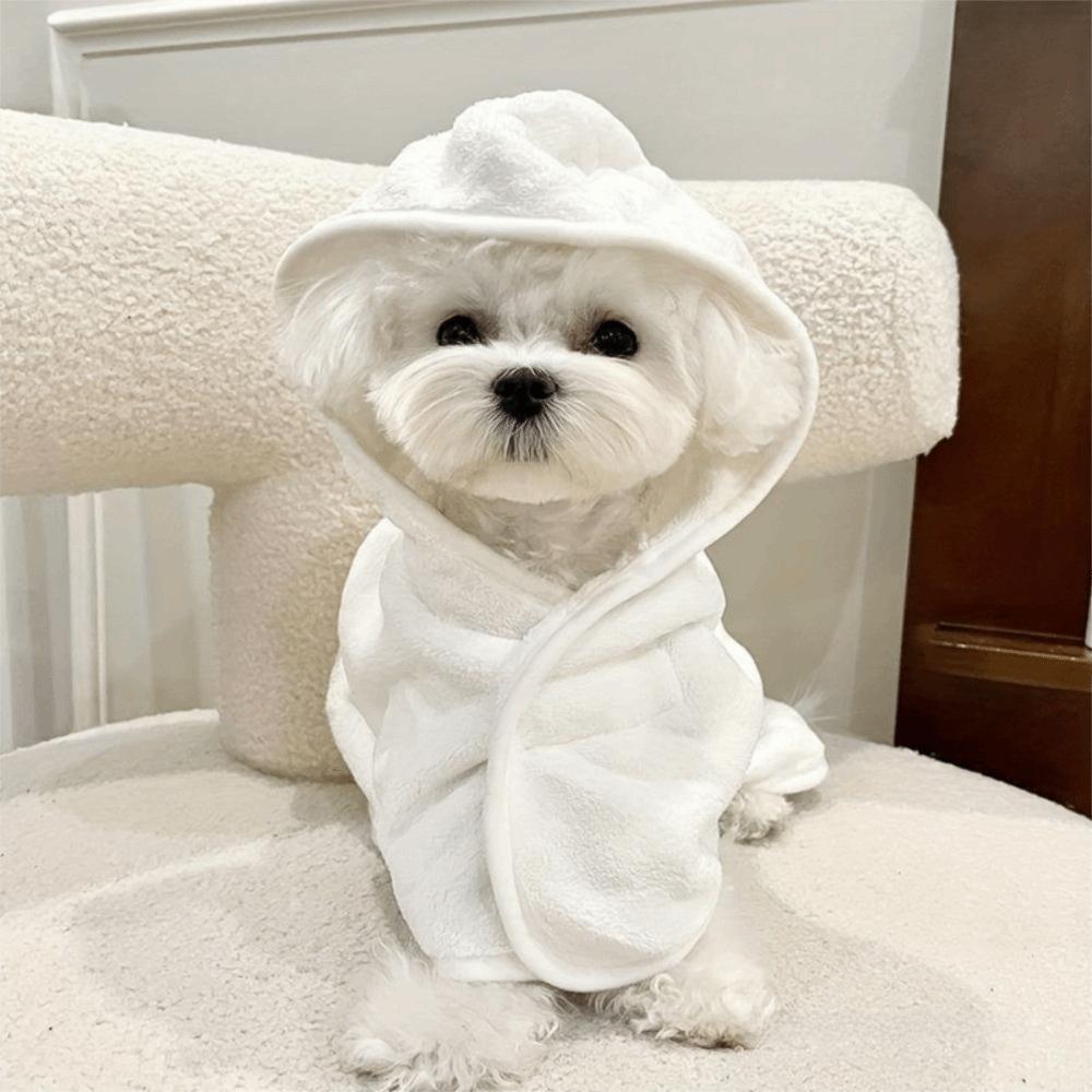 Super Absorbent Pet Bathrobe Thickened Pet Drying Robe Drying Coat Cat Bathrobe  Home Use