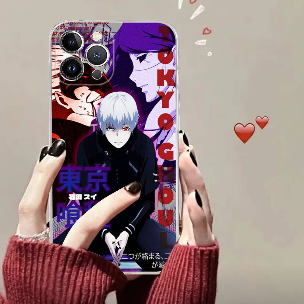 T-Tokyo G-Ghoul Classic Anime For iPhone 17 16 15 14 13 12 11 Pro Max Plus Mini Funda For Transparent Cover