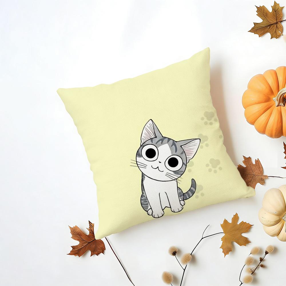 CChis Sweet Home Cushion Cover Iceland Washable Linen Soft for Daily Sofa Bed Home Room Decor