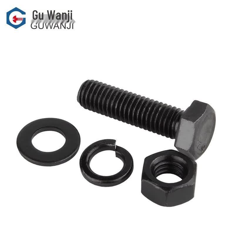 GUWANJI 12.9 Grade High-Strength Hex Bolt & Nut Washer Combo Set