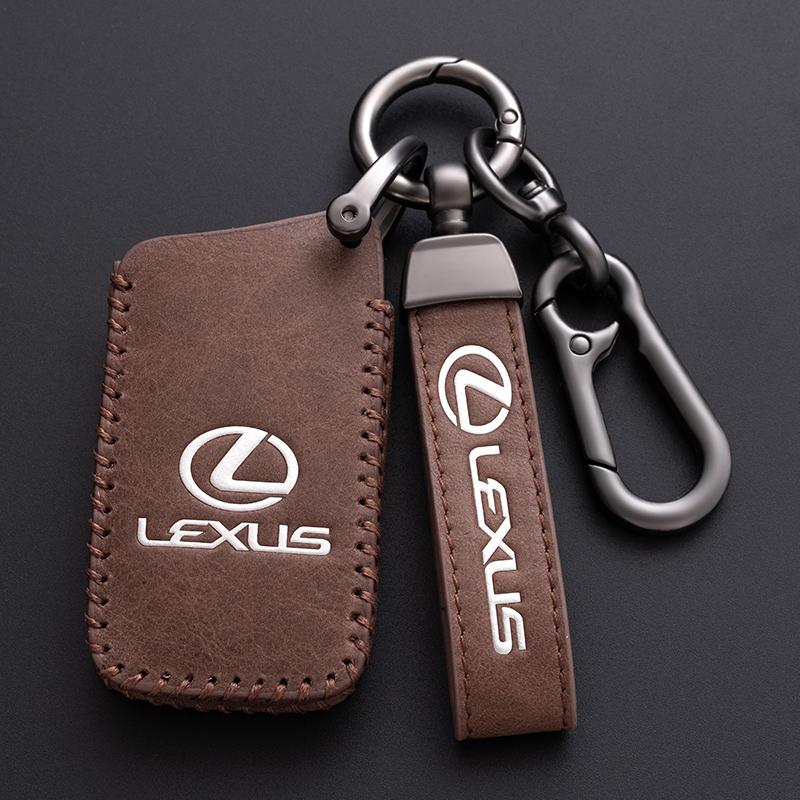 Leren Afstandsbediening Sleutelhoes Fob Case Houder Shell voor Lexus NX 200 NX300H RX 350 450H ES 350 ES 300h Auto Sleutelhanger Accessoires