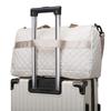 Large Capacity Argyle Travel Duffle Bag, Sports Gym Bag - Spacious & Highly Portable with Shoe Compartment for Overnight Trips
