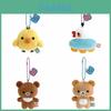 Rilakkuma Plush Toy Keychain With Pp Cotton Filling For Kids And Collectors