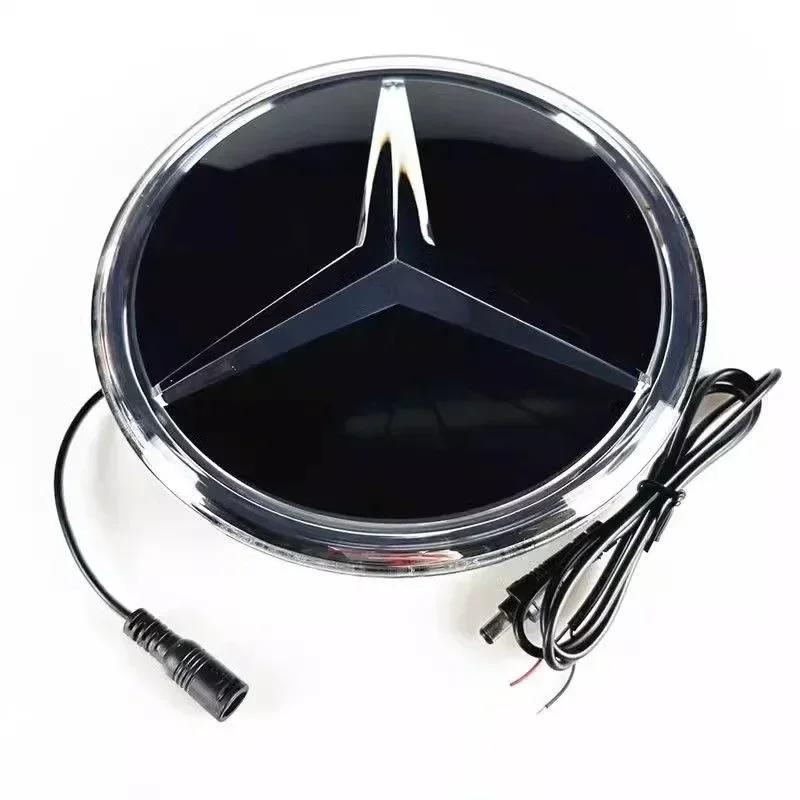 Lumière de Logo de Calandre Avant de Voiture Badge LED 3D Pour Mercedes Benz W447 Classe V VITO Emblème Lumière Décorative Lumineuse