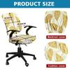 2pcs/set Split Office Chair Cover Stretch Lift Computer Armchair Slipcover Rotating Stool Seat Protector Removable