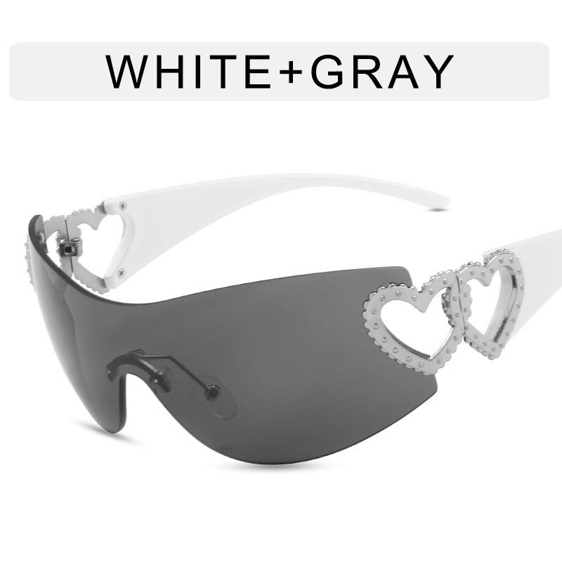 Fashion Stylist Sun Glasses Ladies Luxurious Trending Y2k Sun Glasses Woman Pink Eyewear UV400 Goggle 2000'S Lentes De Sol