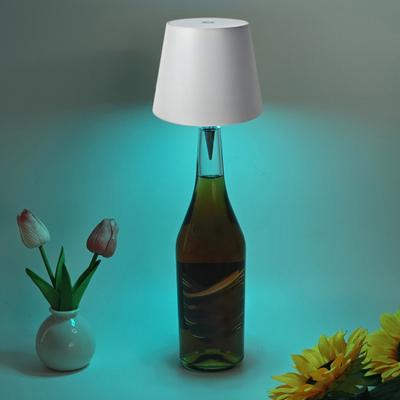 Wiederaufladbare kabellose Flaschenlampe, Touch-Steuerung, dimmbar, flimmerfrei, Augenschutz, tragbare kabellose Tischlampe, LED-Licht