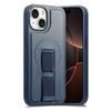 For iPhone 15 Magnetic Case CASENEO Wristband PU Leather + PC Shockproof Phone Cover