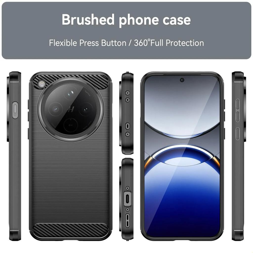 Phone Case For Oppo Find X8 Pro ,flexible Tpu Fiber Protective Cover For Oppo Find X8 Pro