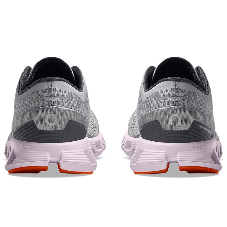 On Running Cloud X Alloy Grey Lily Pink Women's 40.99041
