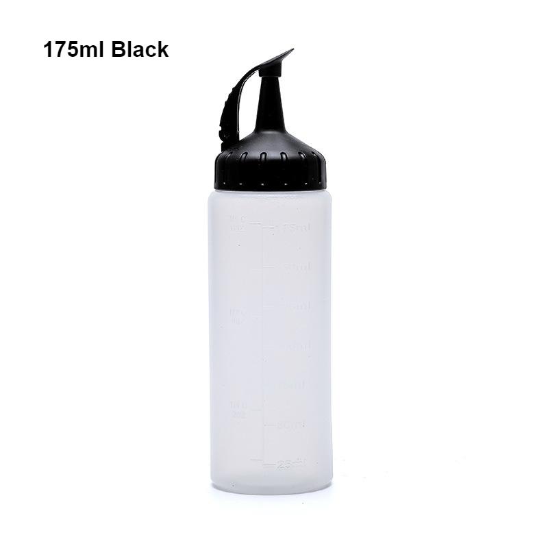 175ML/350ML Large Squeeze Bottle Condiment Bottles with Nozzles Ketchup BBQ Sauces Oil Bottle Dispenser Squeeze Sauce Bottles