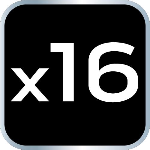 Garage hooks, set of 16