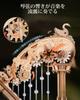 ROKR 3D Wooden Puzzle with Harp Music Musical Automatic No Batteries Interior Craft DIY Time Movable Musical Educational Toy for Ages STEM Official