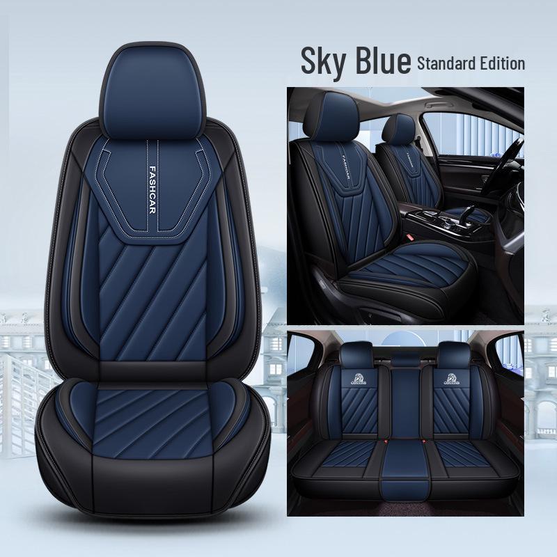 Four-Season Leather Car Seat Cover for Excelle, Corolla, Lavida, Polo, Bora, Emgrand
