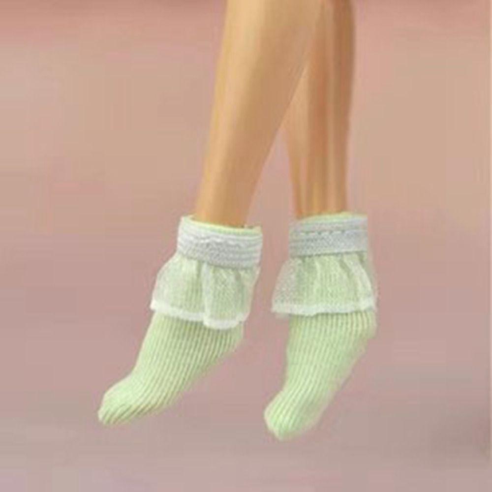 

Handmade Long Doll Socks Fashion Short Socks New DIY Toys 1/6 BJD Doll 9