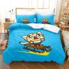 Anime Aggretsukos Bedding Set Boys Girls Twin Queen Size Duvet Cover Pillowcase Bed Kids Adult Fashion Home Textile Customizable