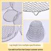 Kashicong Stainless Steel Round Grill Net with Legs