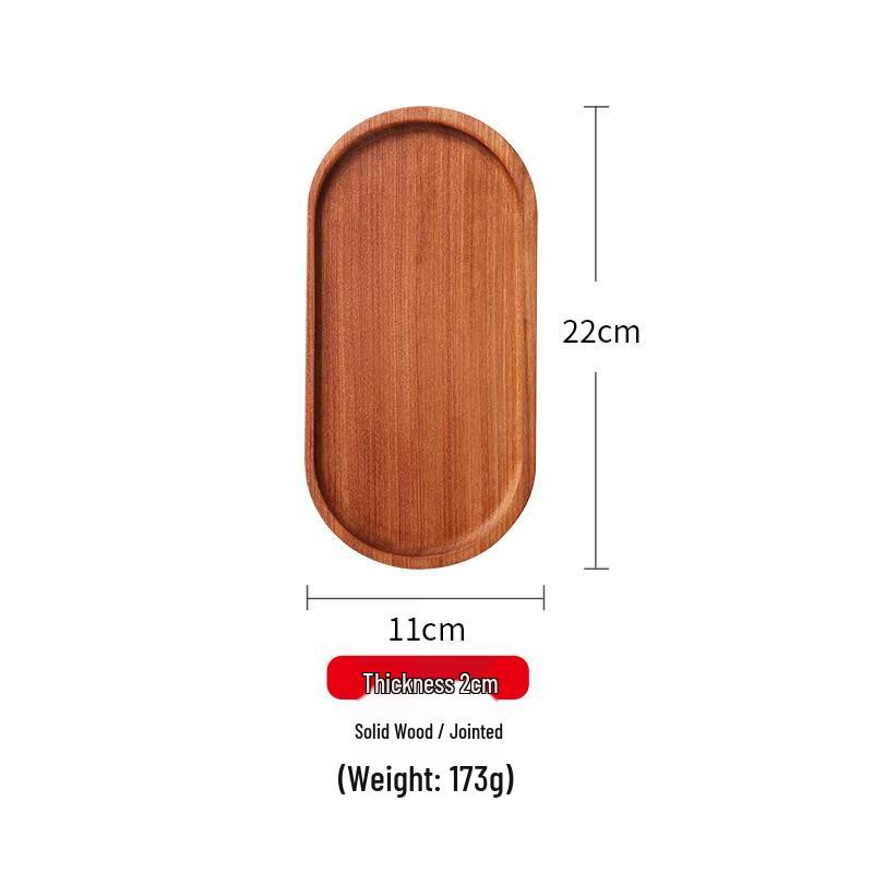 Retro Solid Wood Serving Tray