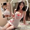 Manyan Sexy Nurse Uniform Lingerie - Soft Cute One-Piece Suspender Suit