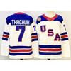 Mens Ice Hockey Jersey USA Team Embroidered Edition 2026 Custom Design Cotton Blend Performance Uniform