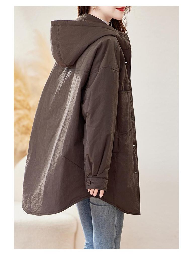Geacă de iarnă matlasată de lungime medie pentru femei 2024 - Ușoară, elegantă, mărime plus