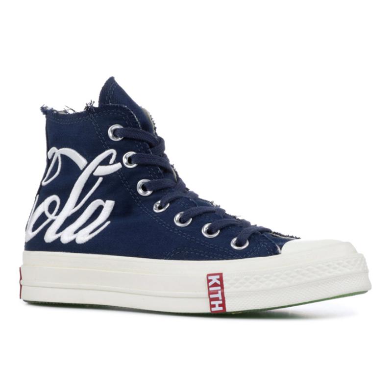 Converse 1970s Comfortable Non-Slip Lightweight High-Top Board Shoes Unisex Dark Blue