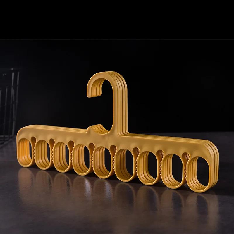 

9-Hole Clothes Hanger Organizer Space Saving Hanger Multi-function Hangers Scarf Clothes Storage 28*13cm