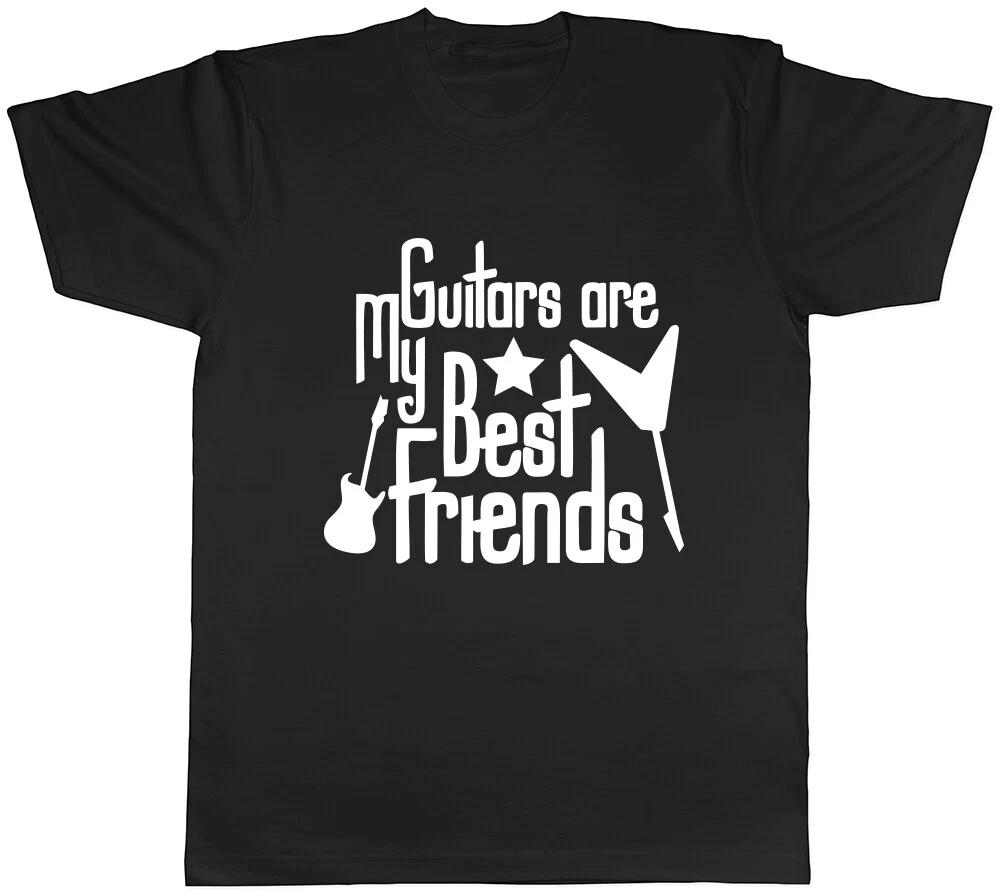 My Guitars are my Best Friend Mens Womens Ladies Tee T Shirt L