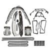 AP03 Timing Chain KIT For  BMW E39 540i M62 MODELS 4.4L REF:11311741236 11311741777 11311435028  11311741746 11311747437 113114