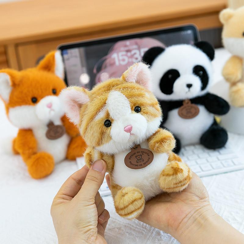 Yellow Cat Duck Elephant Crocodile Plush Toy Stuffed Animal Doll Decoration