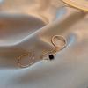 Light Luxury Fashion Plain Ring Women's Ins Trendy Internet Celebrity Design Sense Simple Cold Wind Index Finger Ring Hand Jewelry