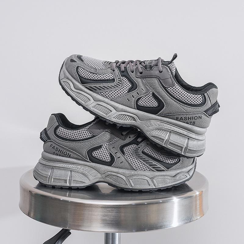Sports Dad Shoes Women's 2024 Autumn New Versatile Student Korean Version of Thick-soled Casual Breathable Running Shoes Women