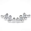 6Pcs Guitar Tuning Pegs Tuner Machine Heads Tuning Peg Machine Head No Mounting Holes Chrome-Gold-Black