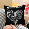 Electronic Rock D-Depeche Cushion Cover Polyester Sofa Cushions Decorative Throw Pillows Home Decoration Pillowcover