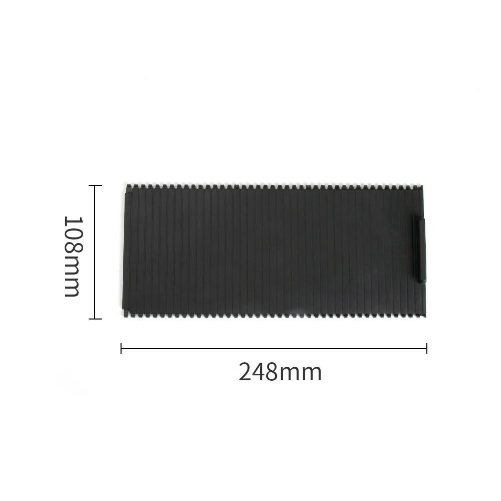 For VOLVO C30 S40 C70 2007-2012 Car Inner Centre Console Water Cup Rack Roller Blind Cover Trim 9123545 Replacement Part