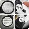 Portable 3X 45X Handheld Magnifying Glass with 3 LED Light Elderly Newspaper Reading Repair Tool High Definition Sharp Focus